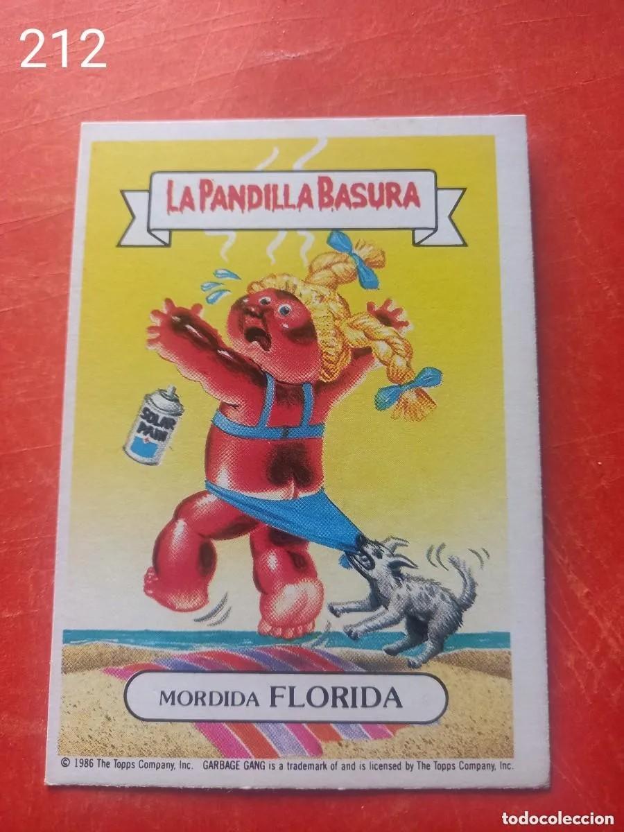 Collectionnisme Cartes &agrave; collectionner anciennes: Cromo n.212 la pandilla basura (album azul) sin pegar