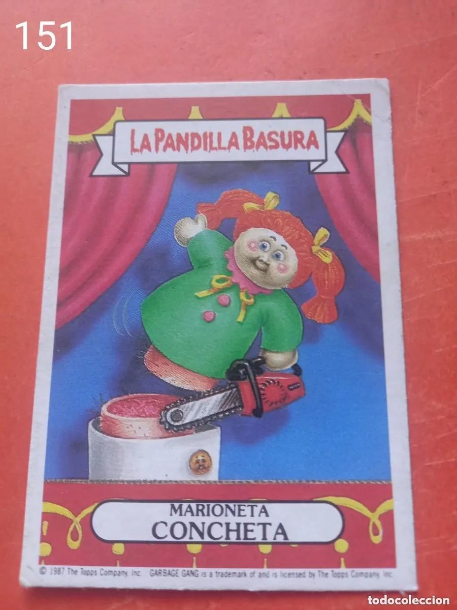 Collectionnisme Cartes &agrave; collectionner anciennes: Cromo n.151 la pandilla basura (album azul) sin pegar
