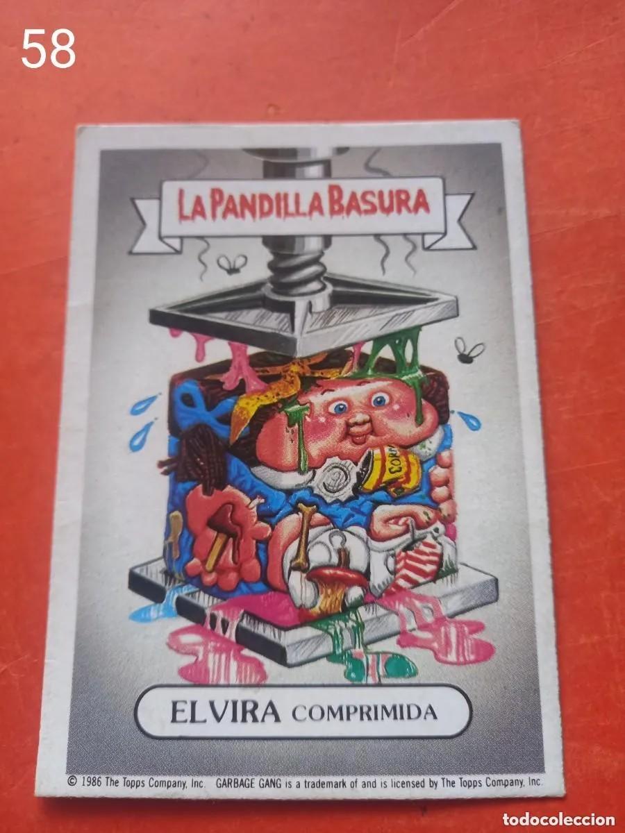 Collectionnisme Cartes &agrave; collectionner anciennes: Cromo n.58 la pandilla basura (album azul) sin pegar