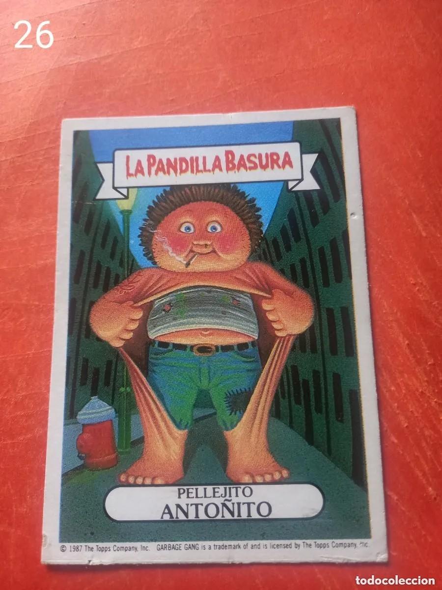 Collectionnisme Cartes &agrave; collectionner anciennes: Cromo n.26 la pandilla basura (album azul) sin pegar