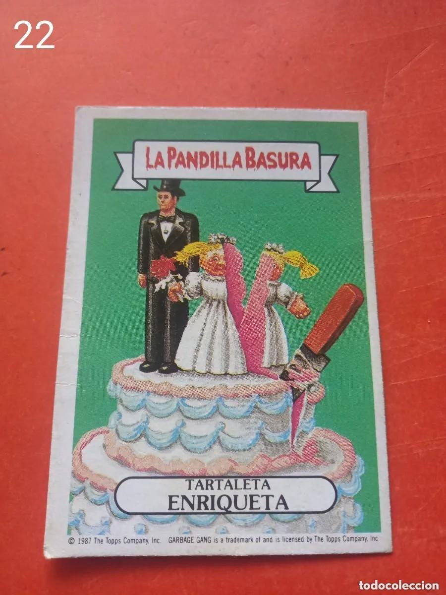 Collectionnisme Cartes &agrave; collectionner anciennes: Cromo n.22 la pandilla basura (album azul) sin pegar