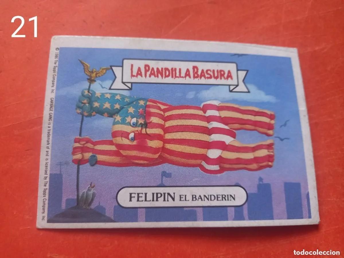 Collectionnisme Cartes &agrave; collectionner anciennes: Cromo n.21 la pandilla basura (album azul) sin pegar