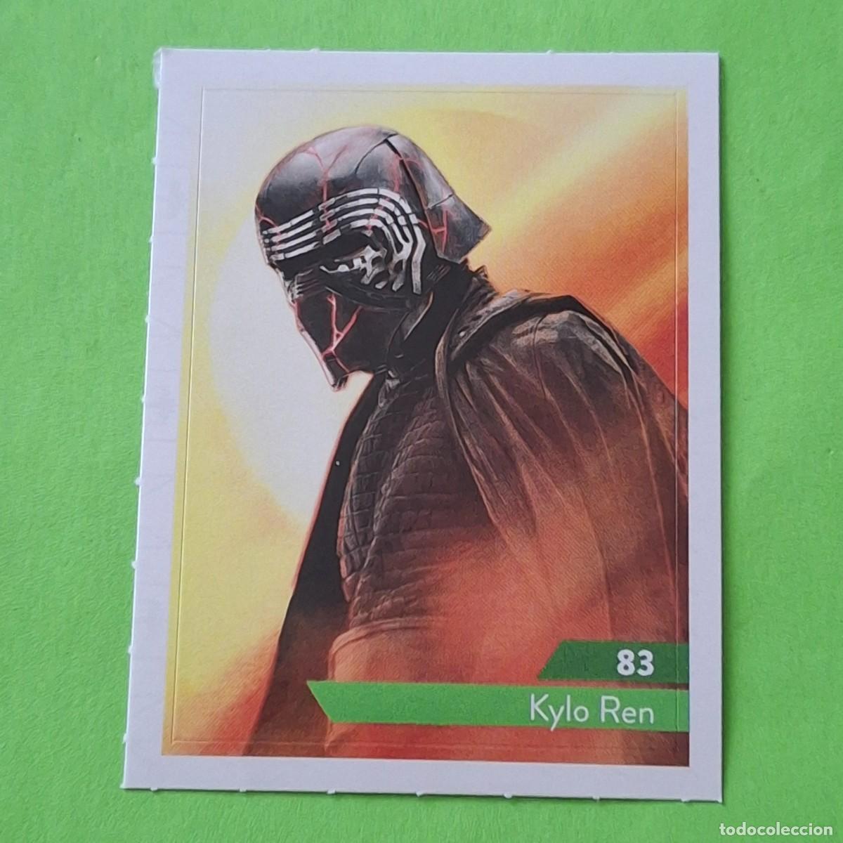 Coleccionismo Cromos antiguos: STAR WARS N&ordm; 83 KYLO REN - E. LECLERC A&Ntilde;O 2019 FRANCIA - CROMO PEGATINA ADHESIVO