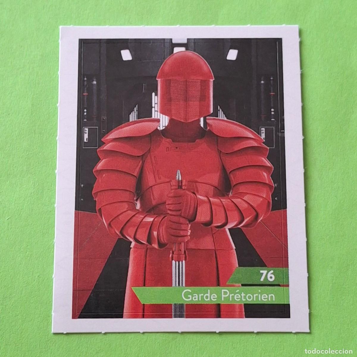 Collectable Antique Stickers: STAR WARS N&ordm; 76 GARDE PRETORIEN - E. LECLERC A&Ntilde;O 2019 FRANCIA - CROMO PEGATINA ADHESIVO