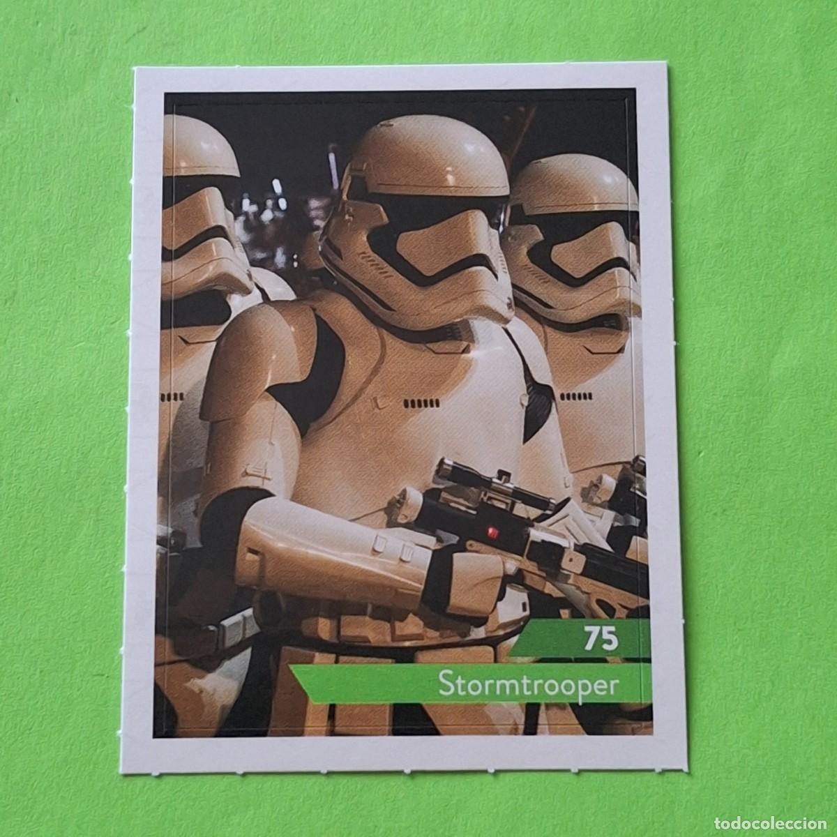 Collectable Antique Stickers: STAR WARS N&ordm; 75 STORMTROOPER - E. LECLERC A&Ntilde;O 2019 FRANCIA - CROMO PEGATINA ADHESIVO
