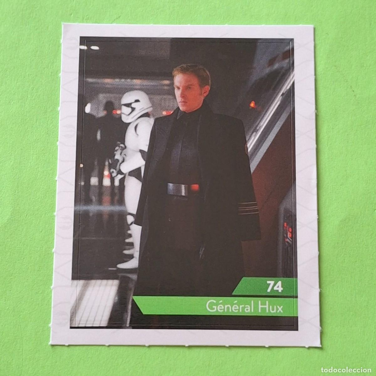 Collectionnisme Cartes &agrave; collectionner anciennes: STAR WARS N&ordm; 74 GENERAL HUX - E. LECLERC A&Ntilde;O 2019 FRANCIA - CROMO PEGATINA ADHESIVO