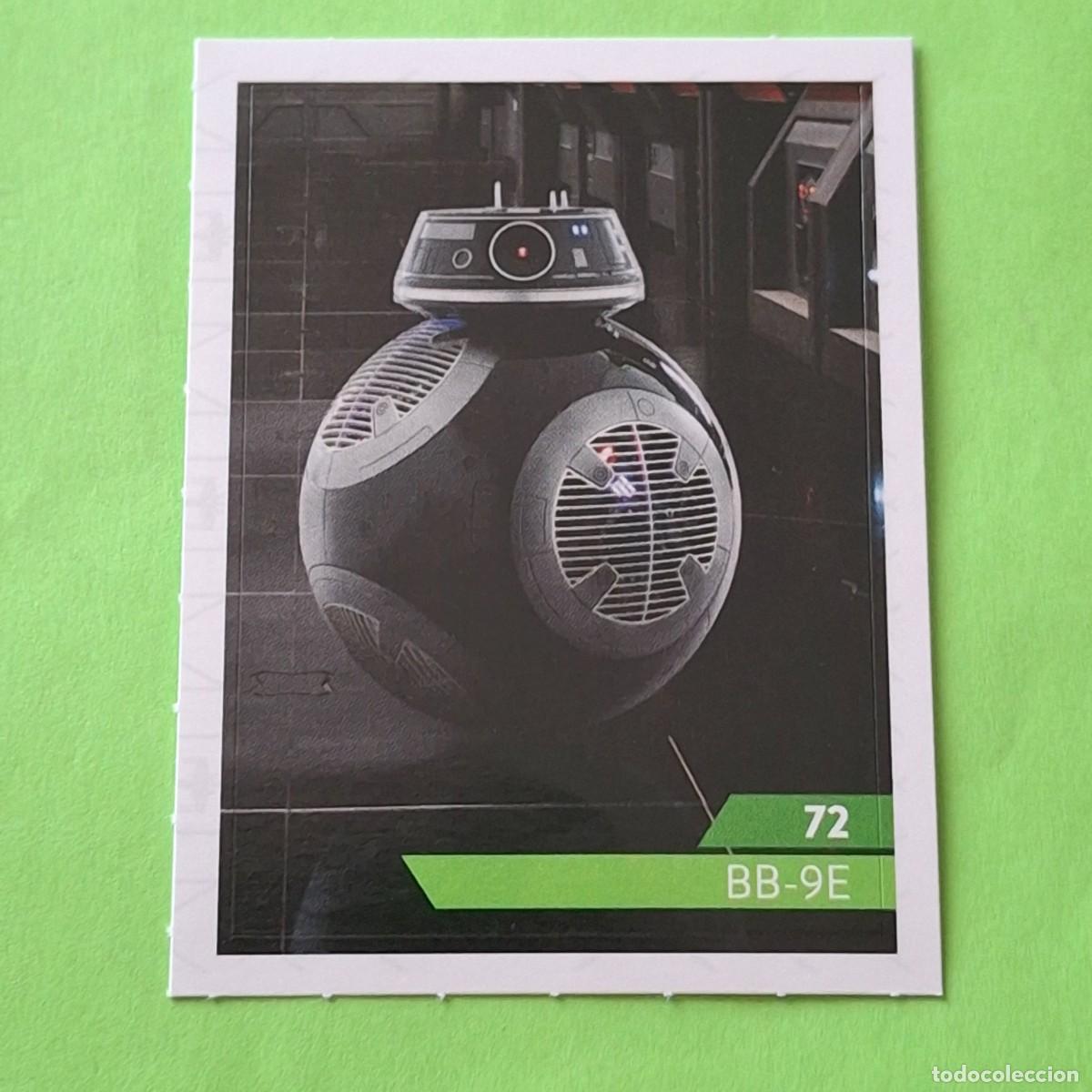 Collectionnisme Cartes &agrave; collectionner anciennes: STAR WARS N&ordm; 72 BB-9E - E. LECLERC A&Ntilde;O 2019 FRANCIA - CROMO PEGATINA ADHESIVO