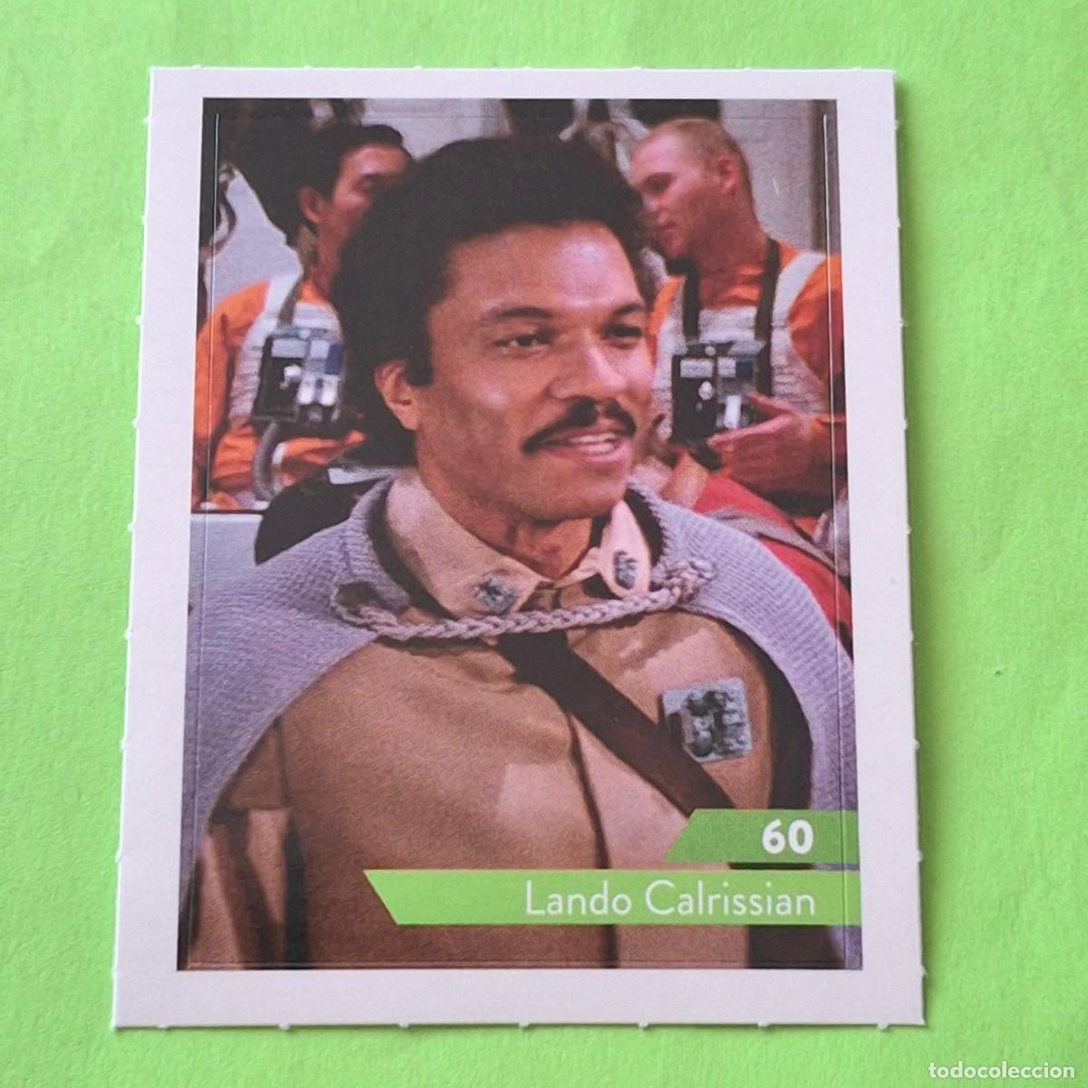 Sammeln alte Sammelbilder: STAR WARS N&ordm; 60 LANDO CALRISSIAN - E. LECLERC A&Ntilde;O 2019 FRANCIA - CROMO PEGATINA ADHESIVO