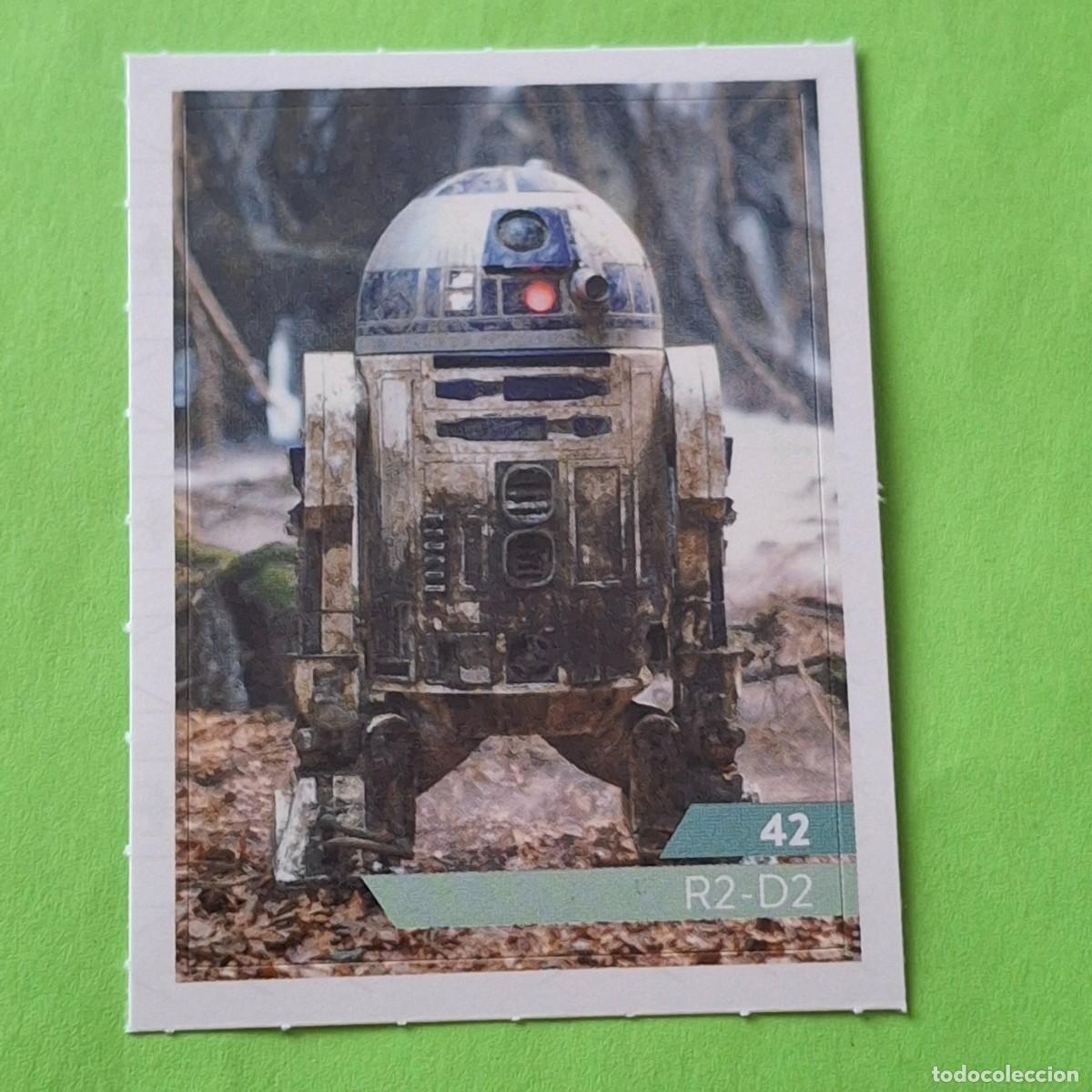 Colecionismo Cromos antigos: STAR WARS N&ordm; 42 R2-D2 - E. LECLERC A&Ntilde;O 2019 FRANCIA - CROMO PEGATINA ADHESIVO