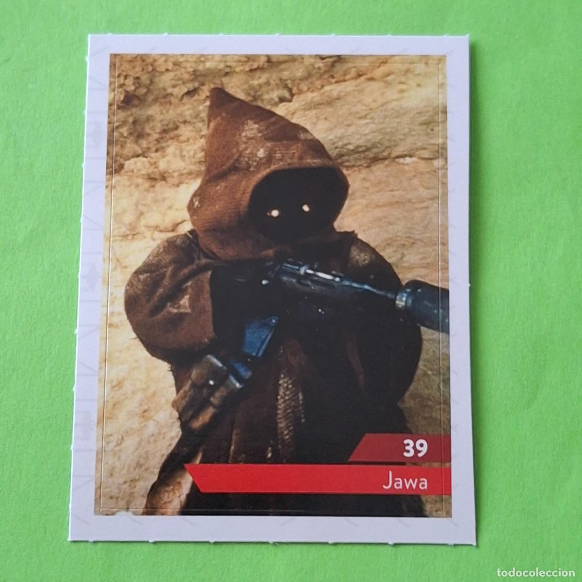 Collezionismo Figurine antiche: STAR WARS N&ordm; 39 JAWA - E. LECLERC A&Ntilde;O 2019 FRANCIA - CROMO PEGATINA ADHESIVO