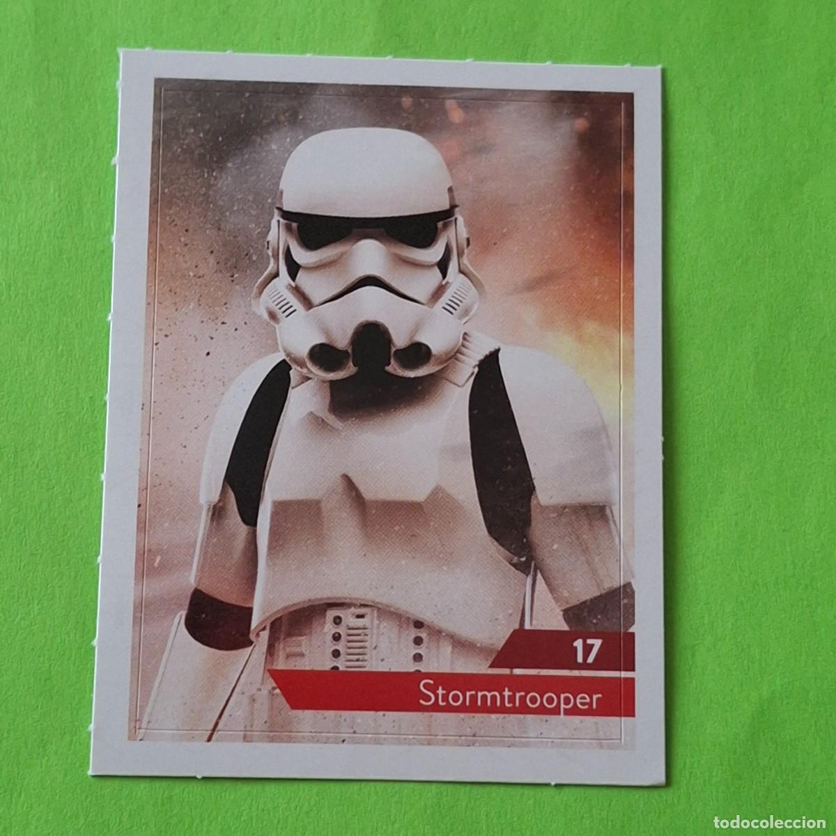 Coleccionismo Cromos antiguos: STAR WARS N&ordm; 17 STORMTROOPER - E. LECLERC A&Ntilde;O 2019 FRANCIA - CROMO PEGATINA ADHESIVO
