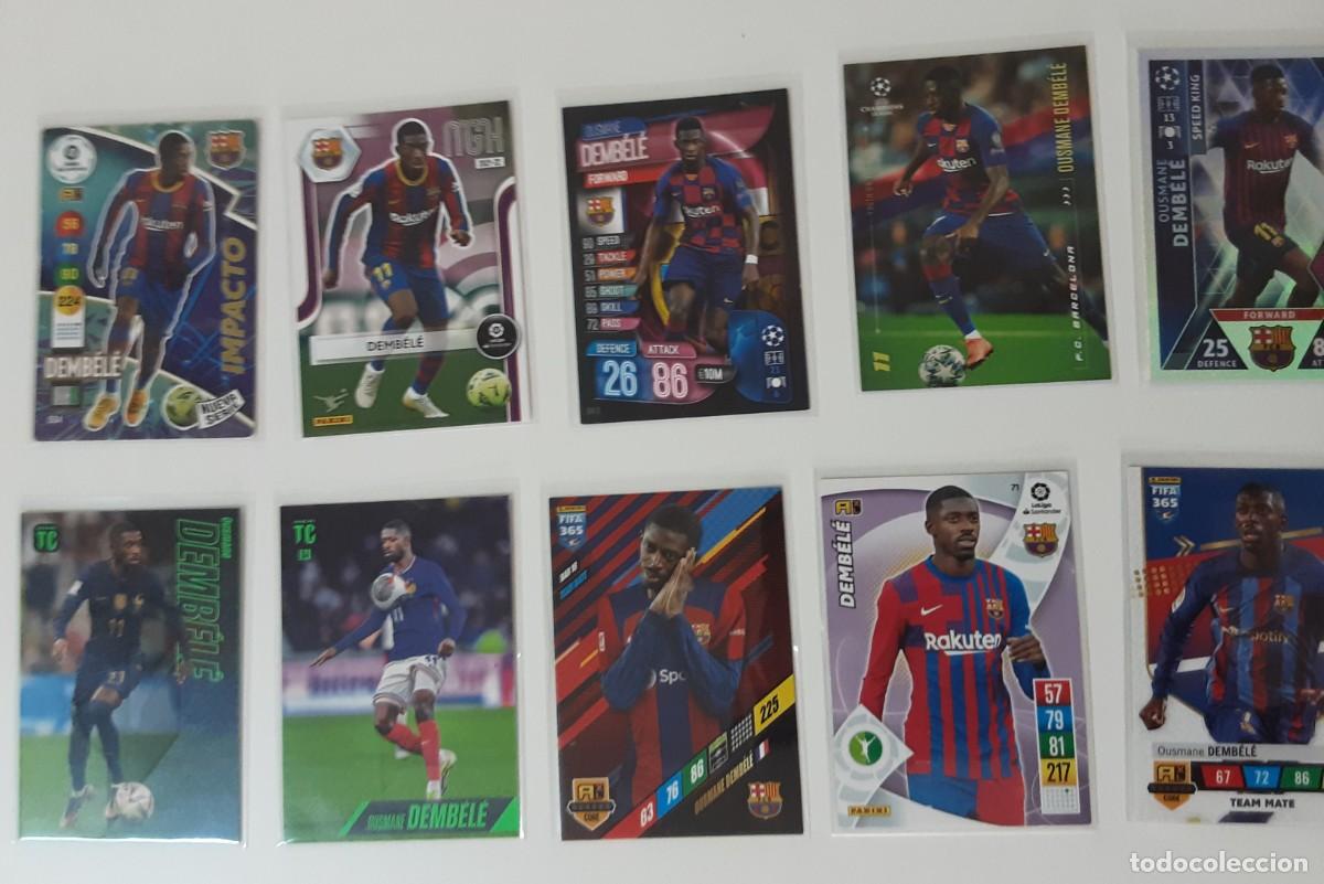 Coleccionismo cromos antiguos: Lote 14 cromos dembele - Foto 2