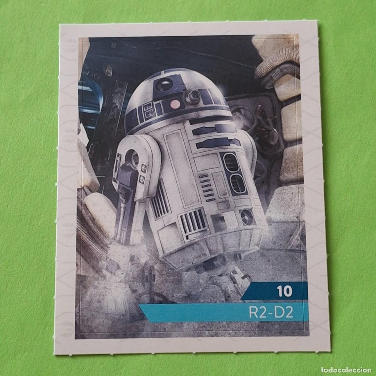 Coleccionismo Cromos antiguos: STAR WARS N&ordm; 10 RD-D2 - E. LECLERC A&Ntilde;O 2019 FRANCIA - CROMO PEGATINA ADHESIVO