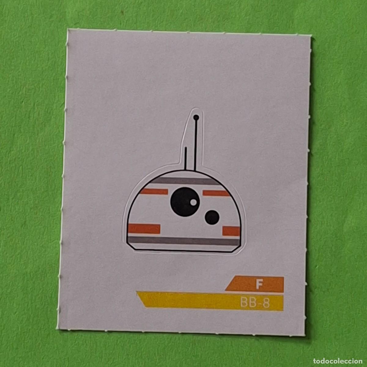 Coleccionismo Cromos antiguos: STAR WARS - LETRA F BB-8 - E. LECLERC A&Ntilde;O 2019 FRANCIA - CROMO PEGATINA ADHESIVO