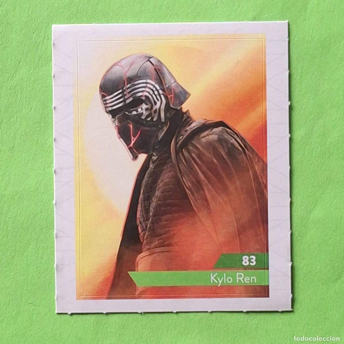 Coleccionismo Cromos antiguos: STAR WARS - N&ordm; 83 KYLO REN - E. LECLERC A&Ntilde;O 2019 FRANCIA - CROMO PEGATINA ADHESIVO