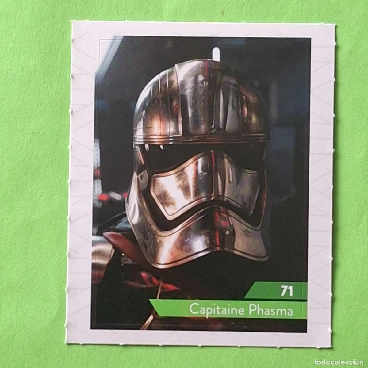 Coleccionismo Cromos antiguos: STAR WARS - N&ordm; 71 CAPITAINE PHASMA - E. LECLERC A&Ntilde;O 2019 FRANCIA - CROMO PEGATINA ADHESIVO