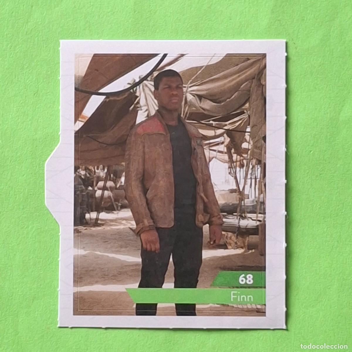 Coleccionismo Cromos antiguos: STAR WARS - N&ordm; 68 FINN - E. LECLERC A&Ntilde;O 2019 FRANCIA - CROMO PEGATINA ADHESIVO