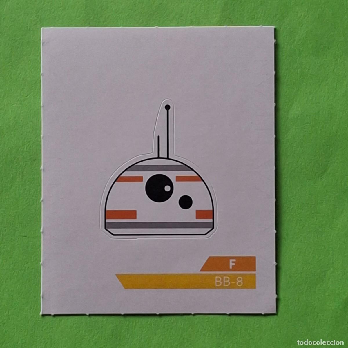 Coleccionismo Cromos antiguos: STAR WARS - LETRA F BB-8 - E. LECLERC A&Ntilde;O 2019 FRANCIA - CROMO PEGATINA ADHESIVO