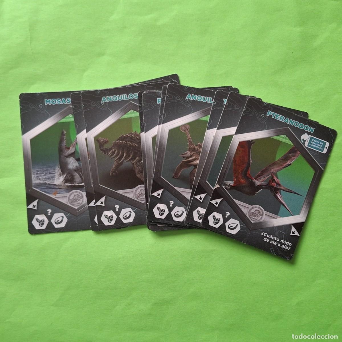 Collectable Antique Stickers: JURASSIC WORLD PARK DINOSAURIOS - SUPERMERCADOS DIA - LOTE 12 CROMOS TARJETAS CARDS