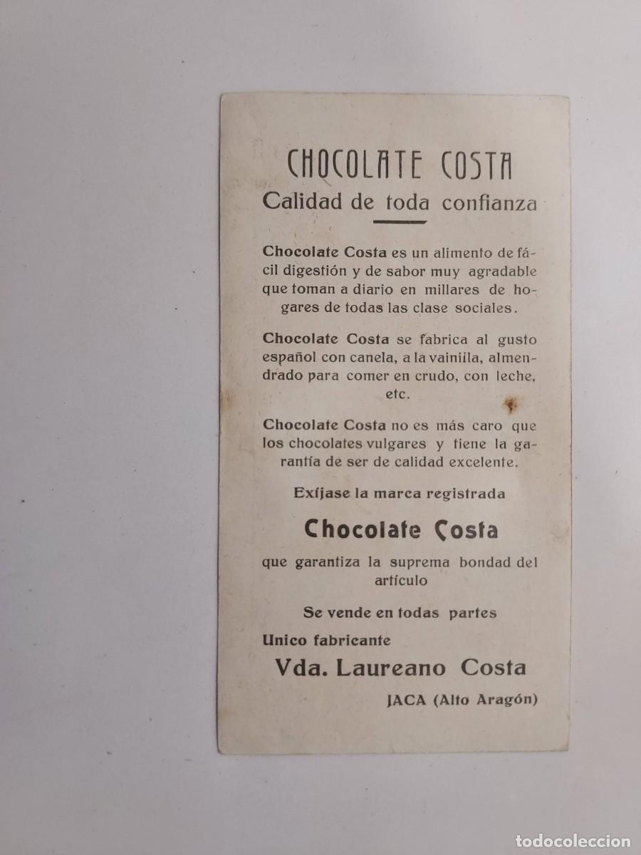 Coleccionismo Cromos antiguos: CROMO RELIGIOSO CHOCOLATE COSTA. FABRICANTES VDA LAUREANO COSTA, JACA (ALTO ARAGON)