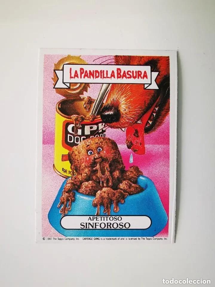 Coleccionismo Cromos antiguos: Cromo n.221 la pandilla basura (album azul) sin pegar