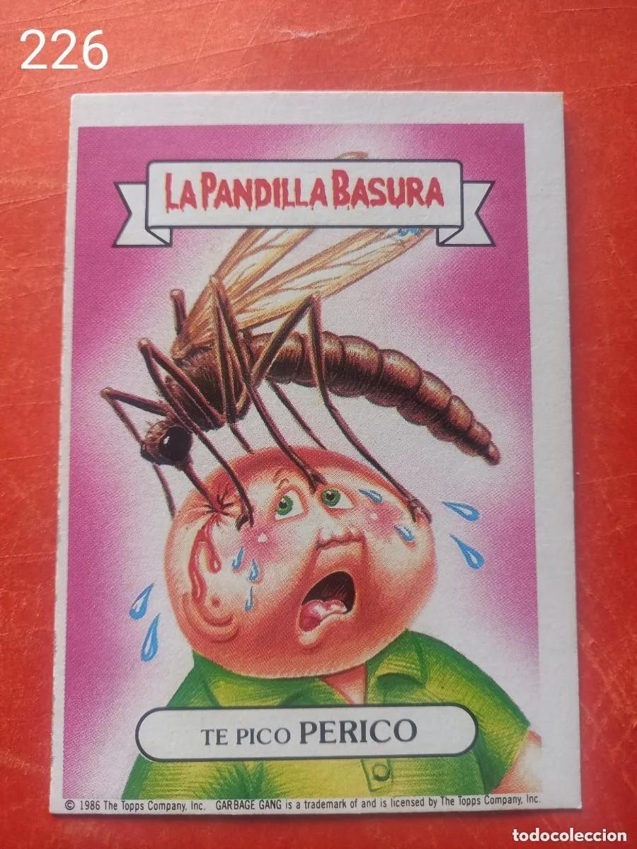Coleccionismo Cromos antiguos: Cromo n.226 la pandilla basura (album azul) sin pegar