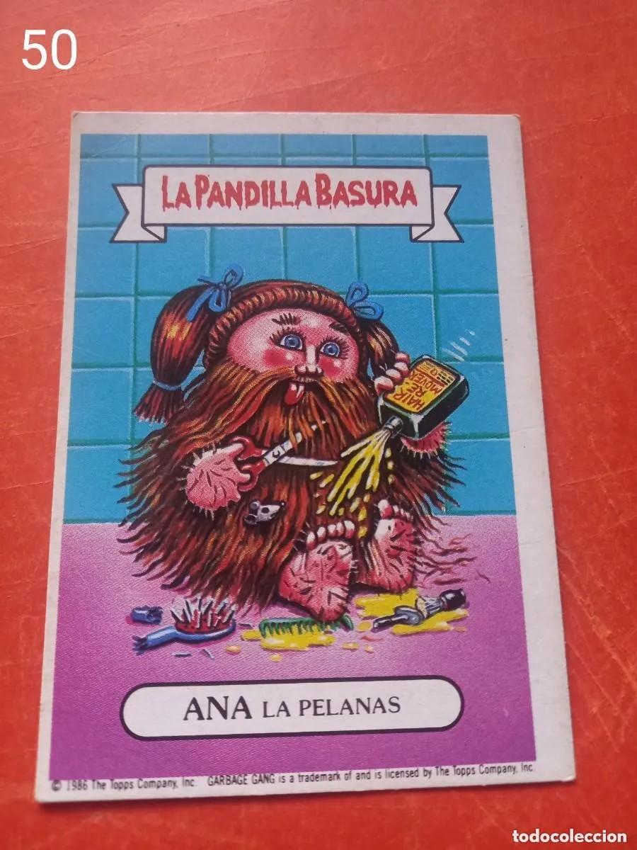Coleccionismo Cromos antiguos: Cromo n.50 la pandilla basura (album azul) sin pegar
