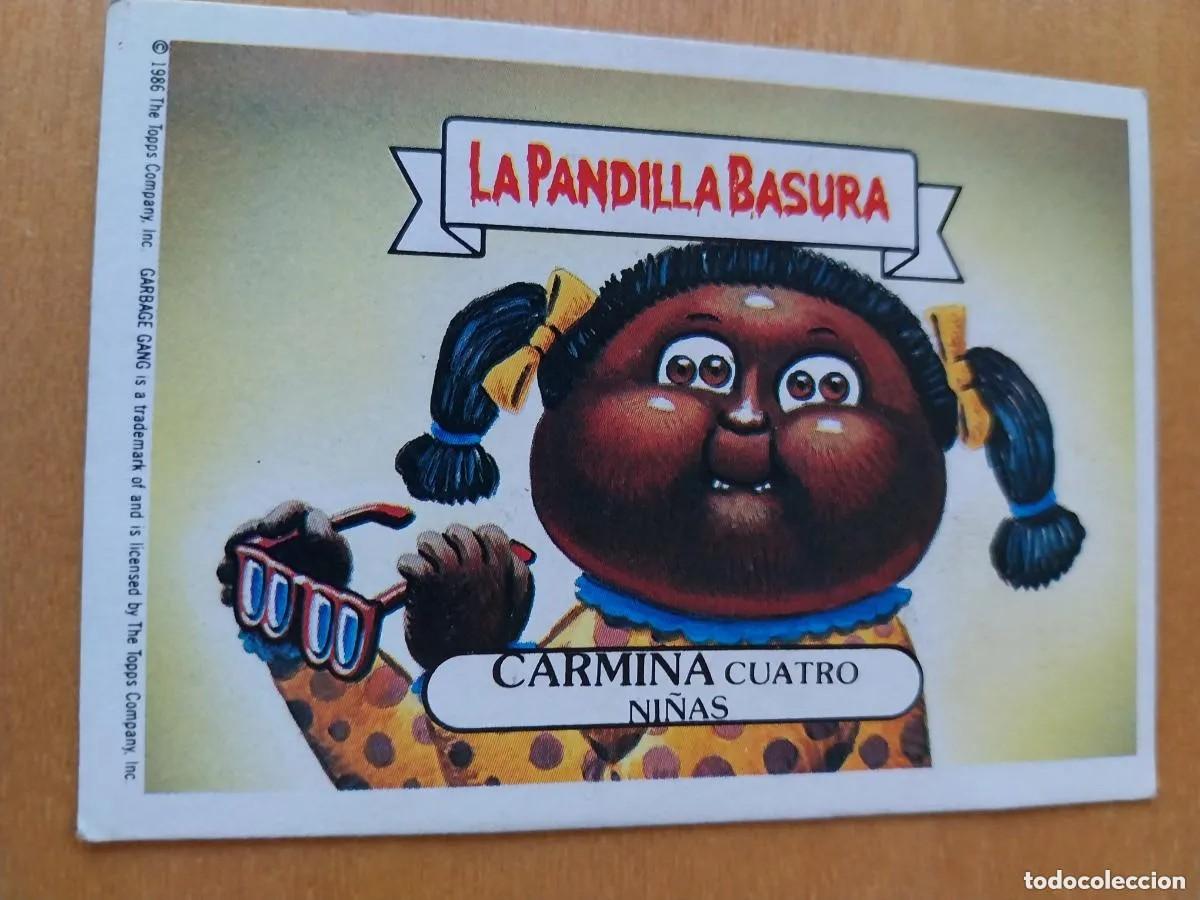 Coleccionismo Cromos antiguos: Cromo n.49 la pandilla basura (album azul) sin pegar