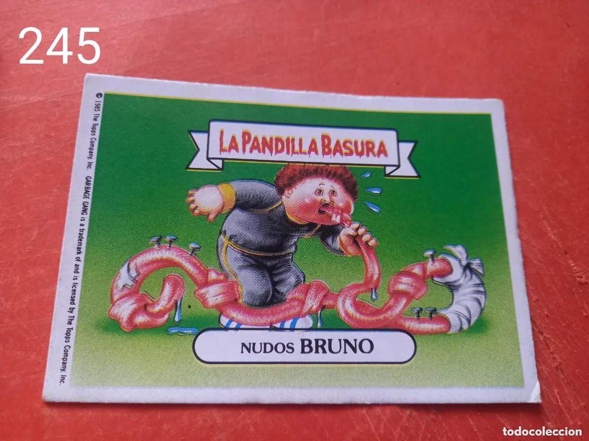 Coleccionismo Cromos antiguos: Cromo n.245 la pandilla basura (album azul) sin pegar
