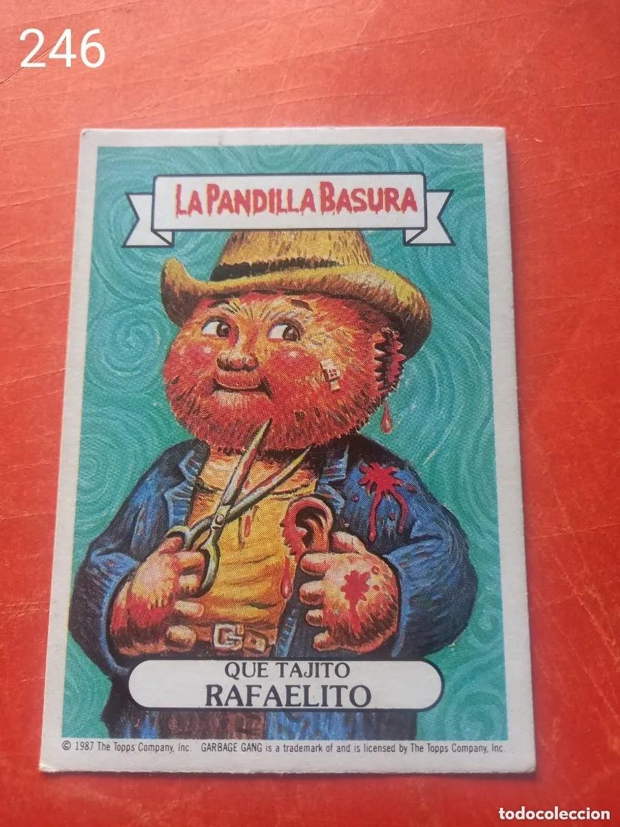 Coleccionismo Cromos antiguos: Cromo n.246 la pandilla basura (album azul) sin pegar