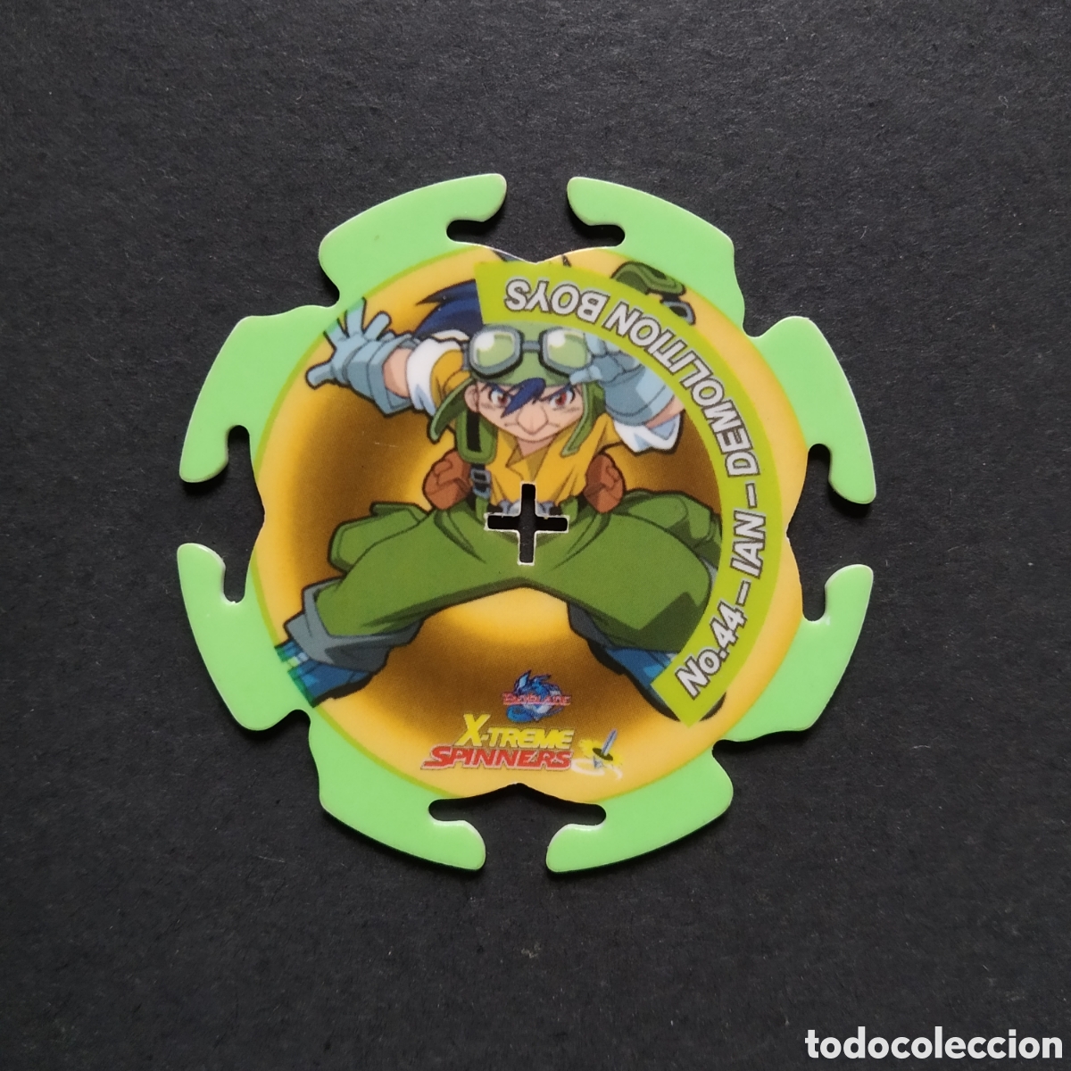 Coleccionismo Cromos antiguos: TAZO - N&ordm; 44 - IAN, DEMOLITION BOYS - X-TREME SPINNERS - BEYBLADE - A&Ntilde;O 2003 - MATUTANO