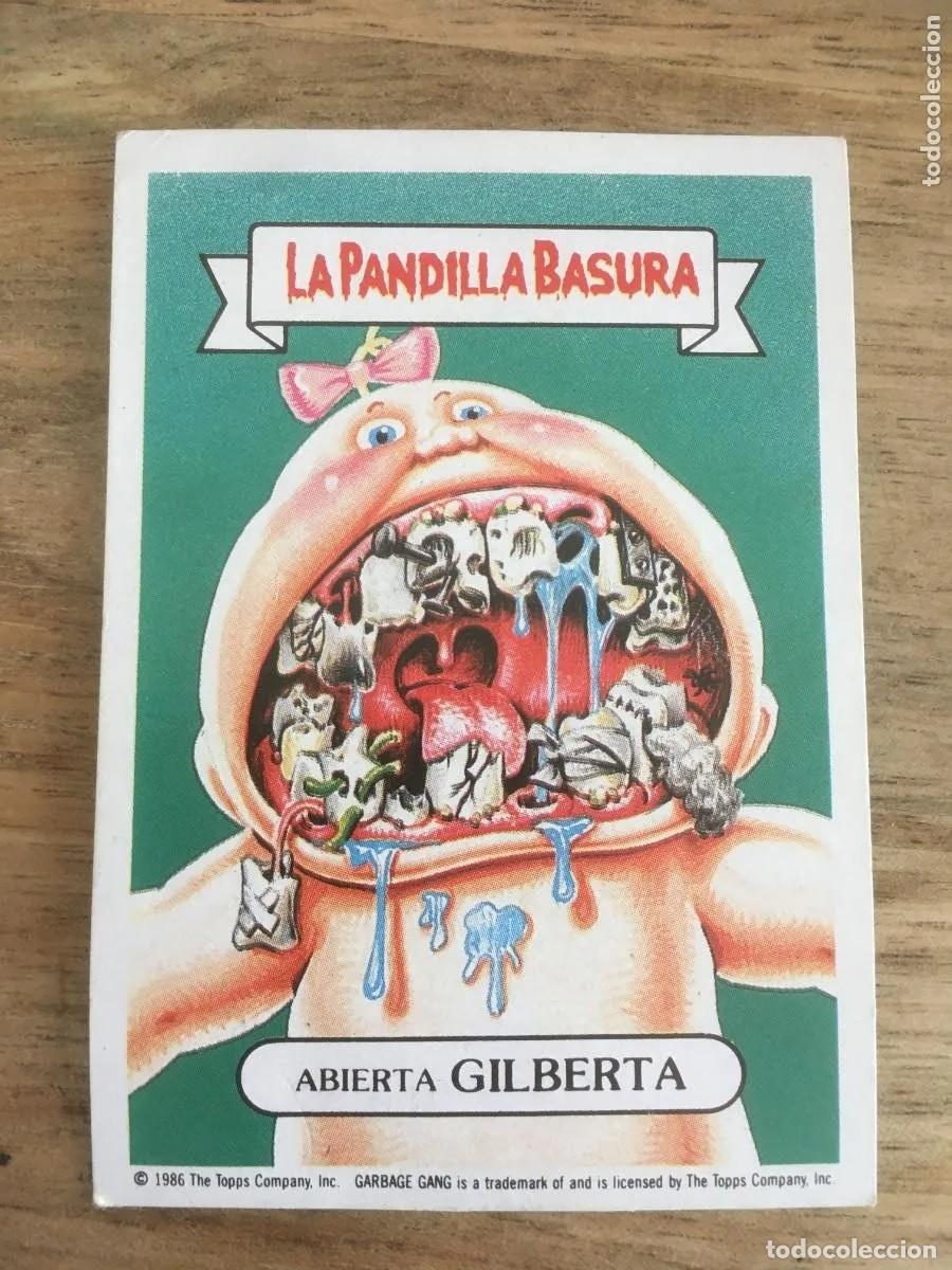 Coleccionismo Cromos antiguos: Cromo n.128 la pandilla basura (album azul) sin pegar