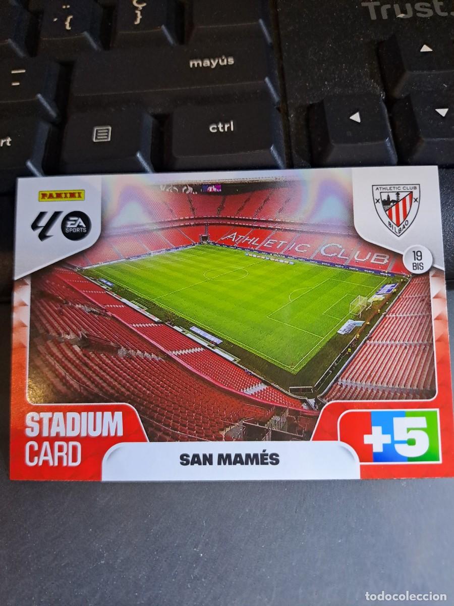 Coleccionismo Cromos antiguos: ADRENALYN XL ESTADIO STADIUM SAN MAMES 18 BIS CROMO LIGA 2025 2026 25 26 PANINI