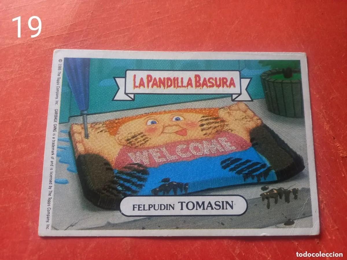 Coleccionismo Cromos antiguos: Cromo n.19 la pandilla basura (album azul) sin pegar