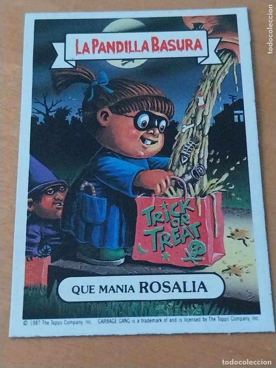 Coleccionismo Cromos antiguos: Cromo n.78 la pandilla basura (album azul) sin pegar