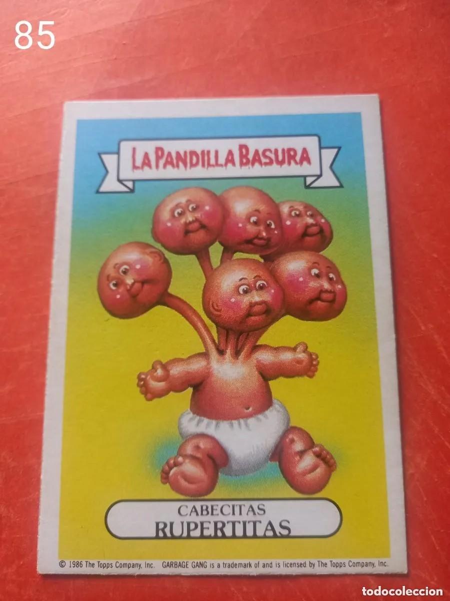 Coleccionismo Cromos antiguos: Cromo n.85 la pandilla basura (album azul) sin pegar