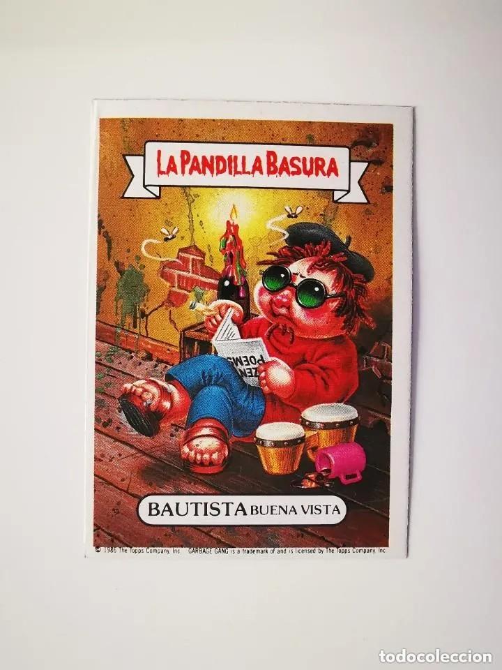 Coleccionismo Cromos antiguos: Cromo n.15 la pandilla basura (album azul) sin pegar