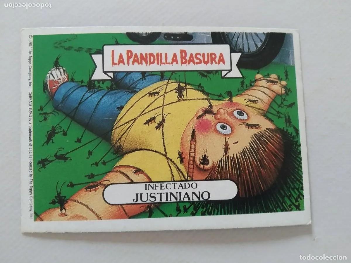 Coleccionismo Cromos antiguos: Cromo n.88 la pandilla basura (album azul) sin pegar