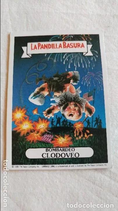 Coleccionismo Cromos antiguos: Cromo n.94 la pandilla basura (album azul) sin pegar
