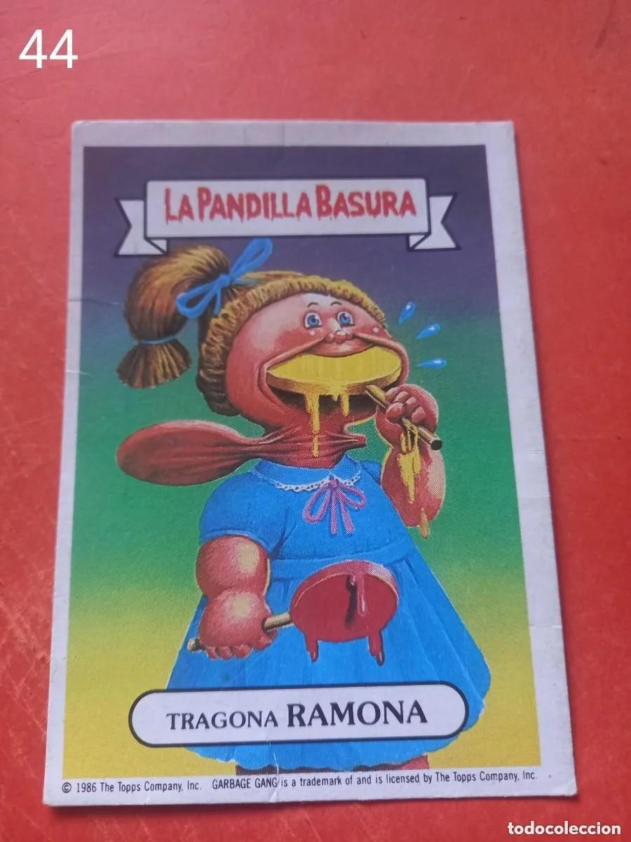 Coleccionismo Cromos antiguos: Cromo n.44 la pandilla basura (album azul) sin pegar