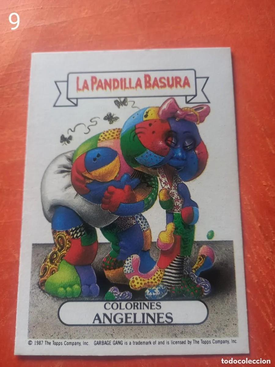 Coleccionismo Cromos antiguos: Cromo n.9 la pandilla basura (album azul) sin pegar