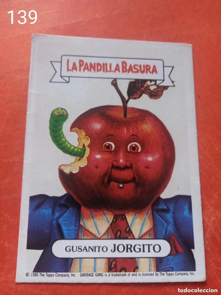 Coleccionismo Cromos antiguos: Cromo n.139 la pandilla basura (album azul) sin pegar