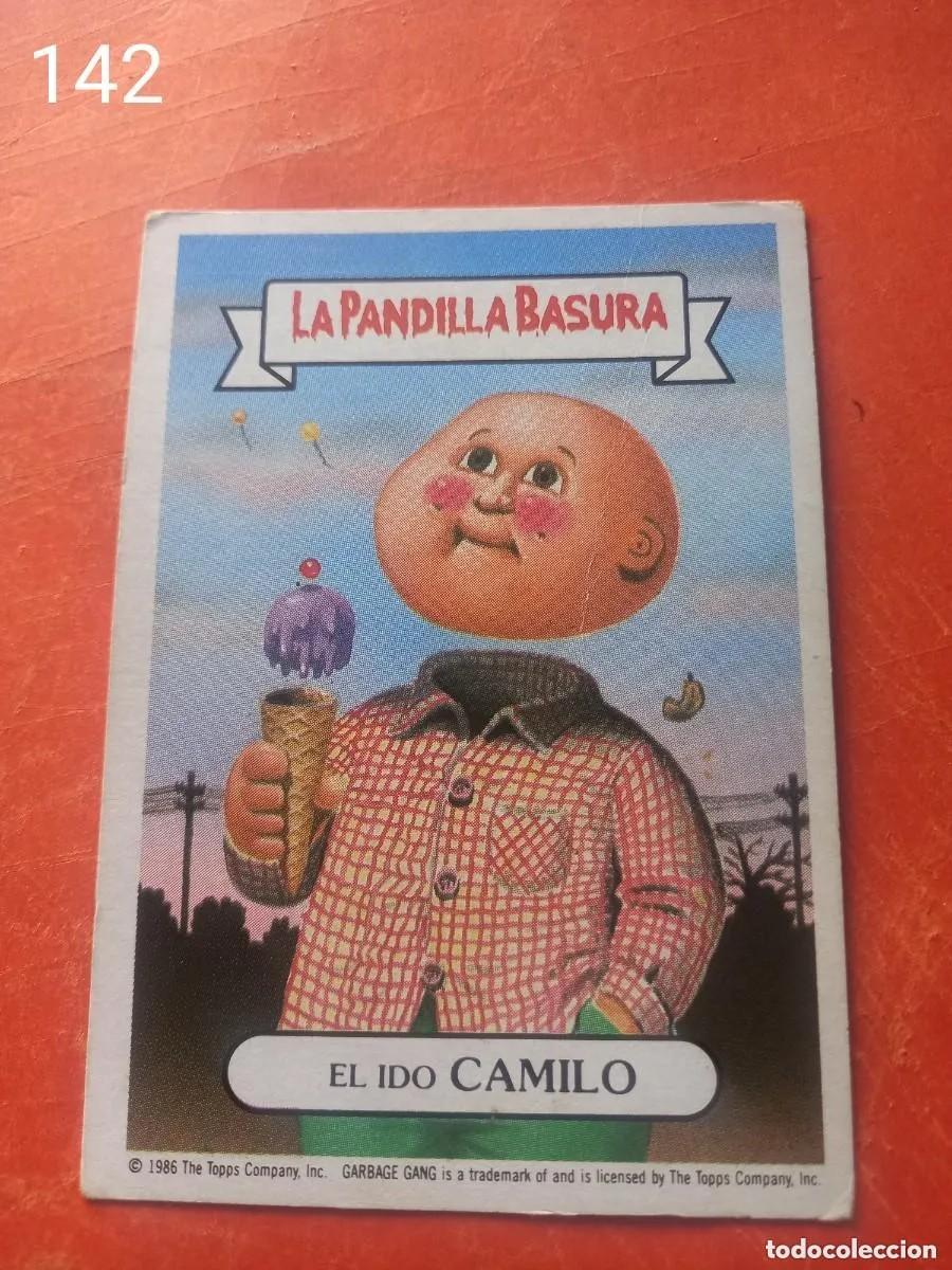 Coleccionismo Cromos antiguos: Cromo n.142 la pandilla basura (album azul) sin pegar