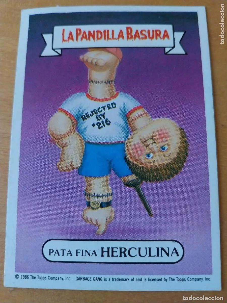 Coleccionismo Cromos antiguos: Cromo n.43 la pandilla basura (album azul) sin pegar