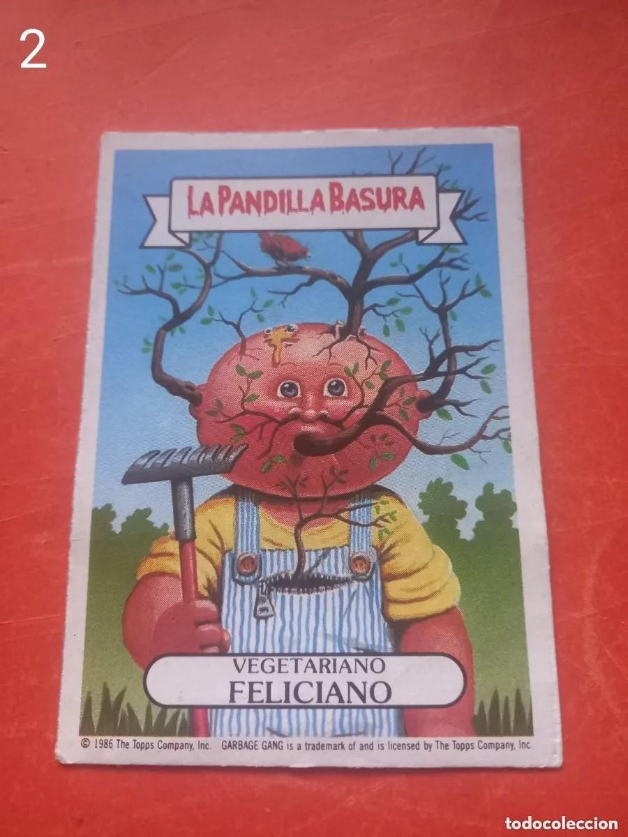 Coleccionismo Cromos antiguos: Cromo n.2 la pandilla basura (album azul) sin pegar
