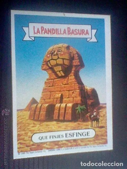 Coleccionismo Cromos antiguos: Cromo n.162 la pandilla basura (album azul) sin pegar
