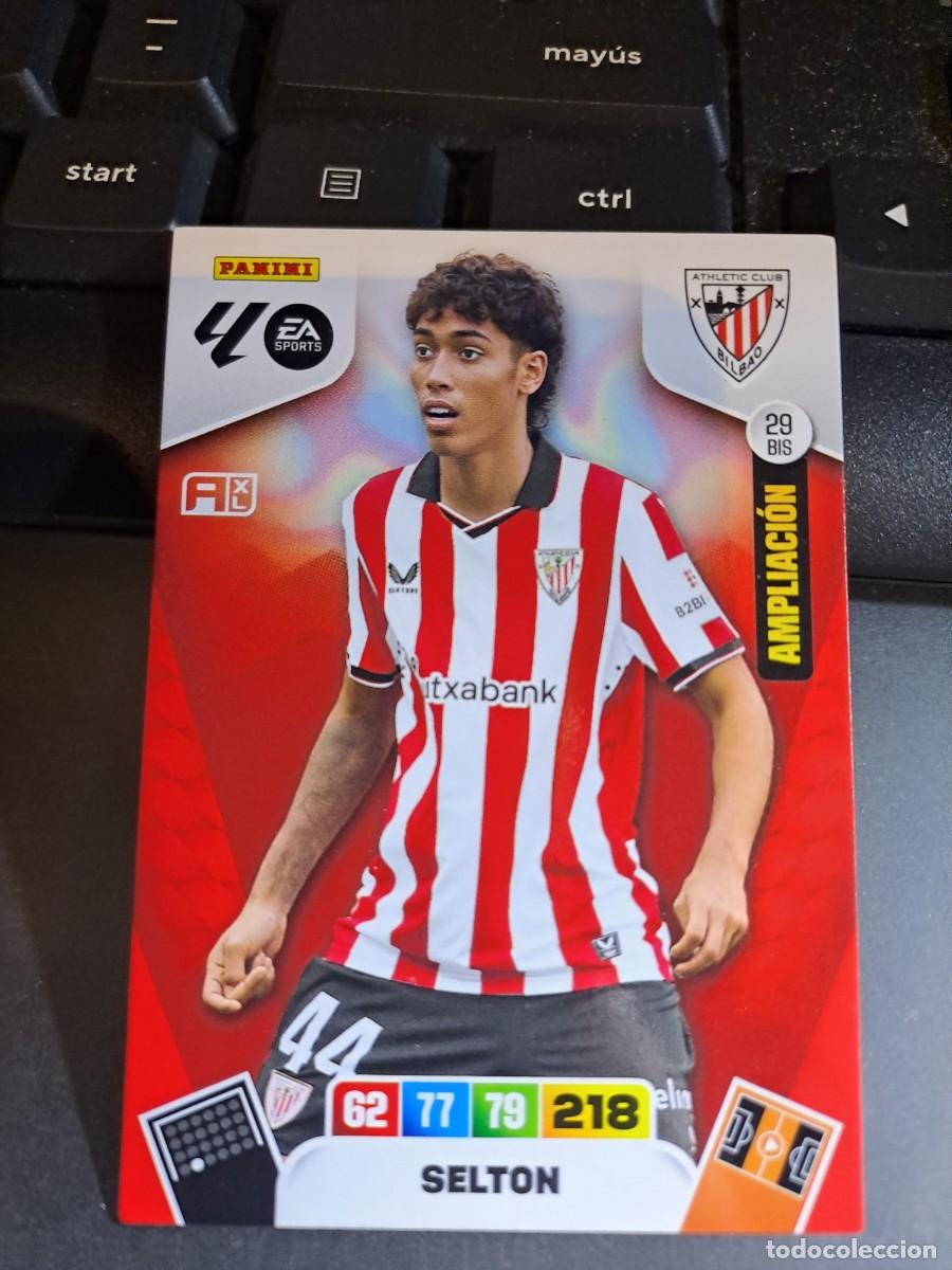 Coleccionismo Cromos antiguos: ADRENALYN XL SELTON 29 BIS AMPLIACION ATHLETIC CLUB DE BILBAO CROMO LIGA 2025 2026 25 26 PANINI
