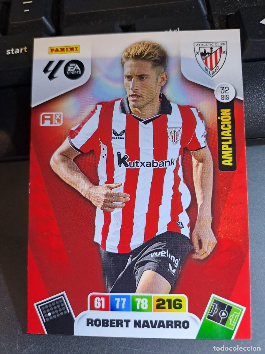 Coleccionismo Cromos antiguos: ADRENALYN XL ROBERT NAVARRO 32 BIS AMPLIACION ATHLETIC CLUB BILBAO CROMO LIGA 2025 2026 25 26 PANINI