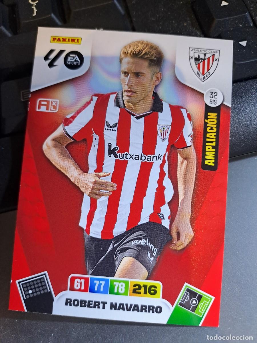 Coleccionismo Cromos antiguos: ADRENALYN XL ROBERT NAVARRO 32 BIS AMPLIACION ATHLETIC CLUB BILBAO CROMO LIGA 2025 2026 25 26 PANINI