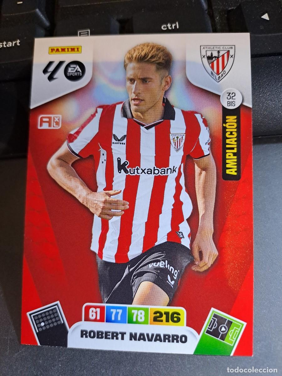 Coleccionismo Cromos antiguos: ADRENALYN XL ROBERT NAVARRO 32 BIS AMPLIACION ATHLETIC CLUB BILBAO CROMO LIGA 2025 2026 25 26 PANINI